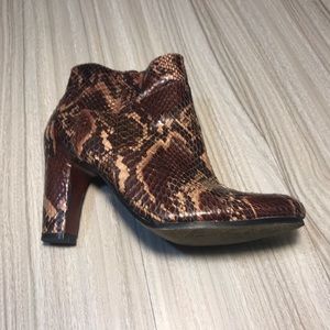 Sam Edelman Salina Snakeskin Ankle Boot